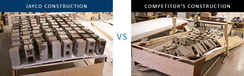Jayco Construction vs Competitor's Construction
